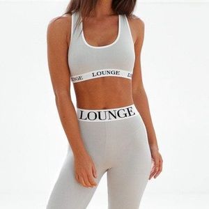NWT Lounge Reborn Stone High Waisted Leggings Set